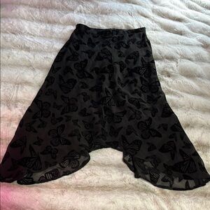 Elegant Butterfly Layered Skirt